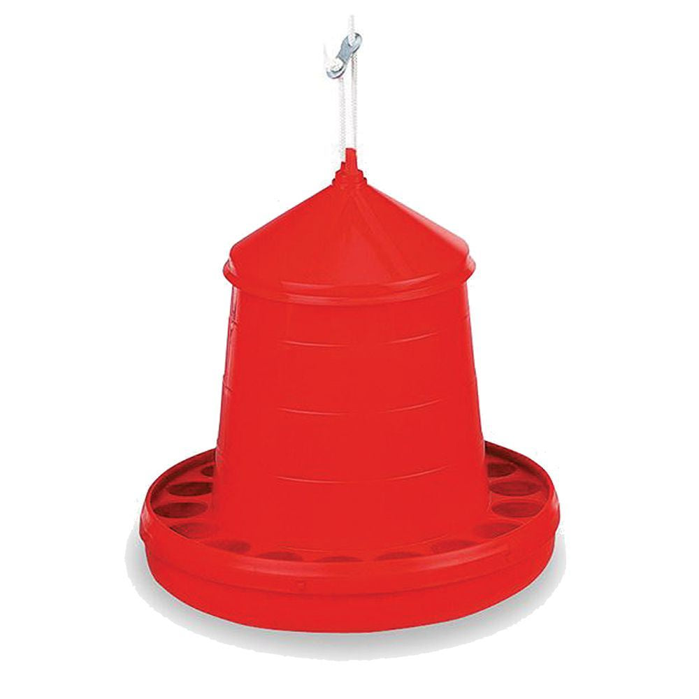 Poultry-Feeder-Plastic-Red