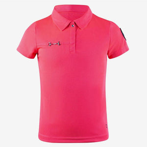 horze-denise-junior-pique-riding-shirt-pink