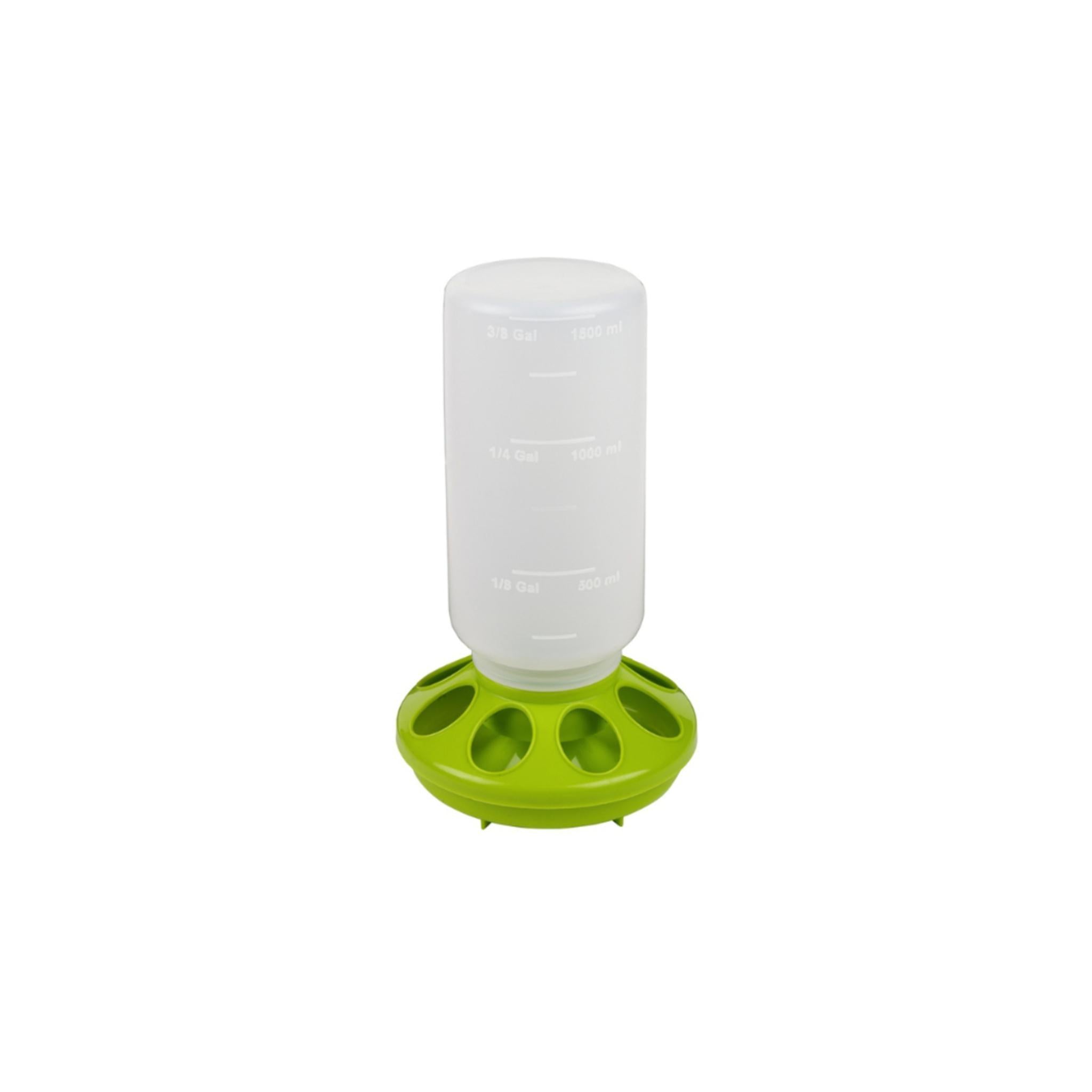 Gaun 1.5KG Chick Feeder with green base
