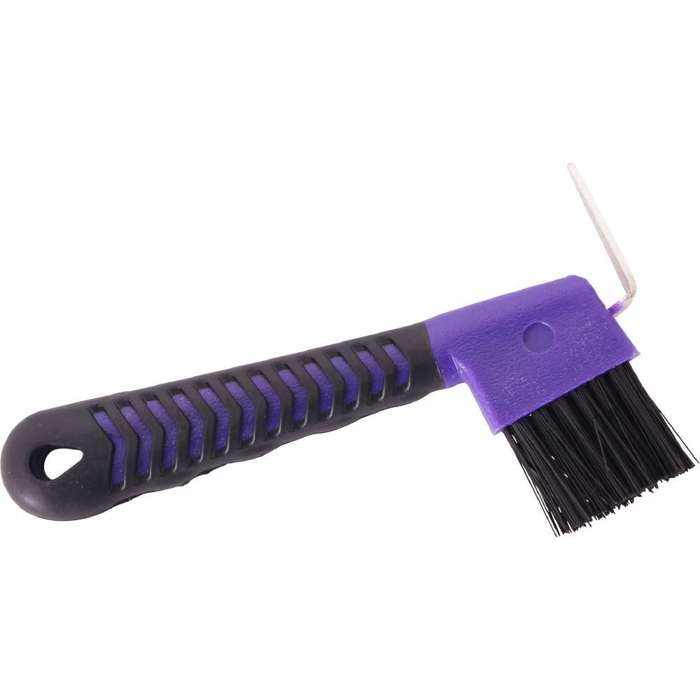 Flair Rubber Grip Hoof Pick & Brush