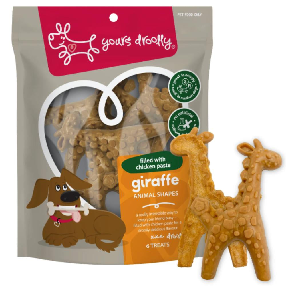 Giraffes with Chicken Paste Dog Treat 6 Pack