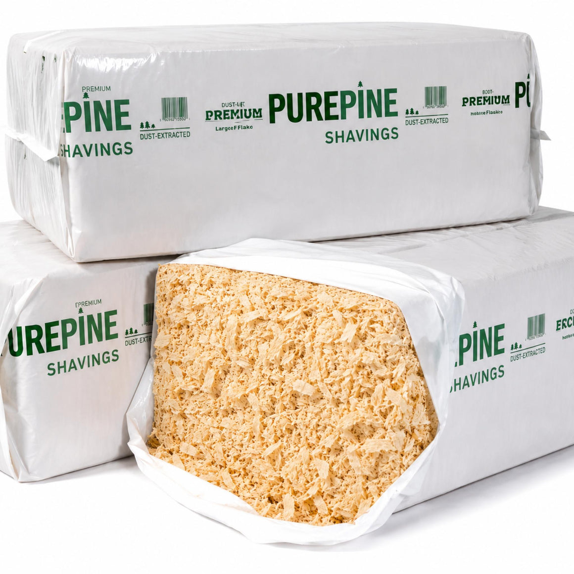 PurePine Wood Shavings - 19Kg Bale