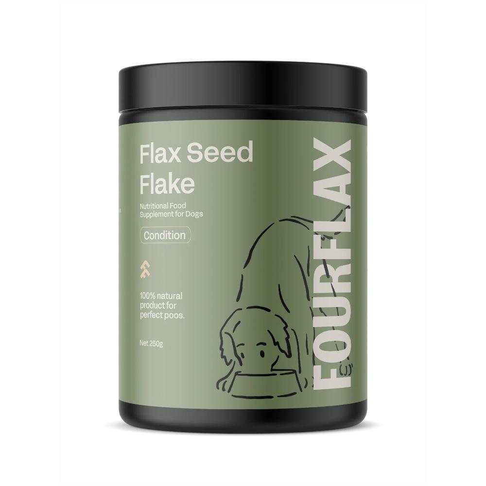 fourflax-flaxseed-flakes-dog