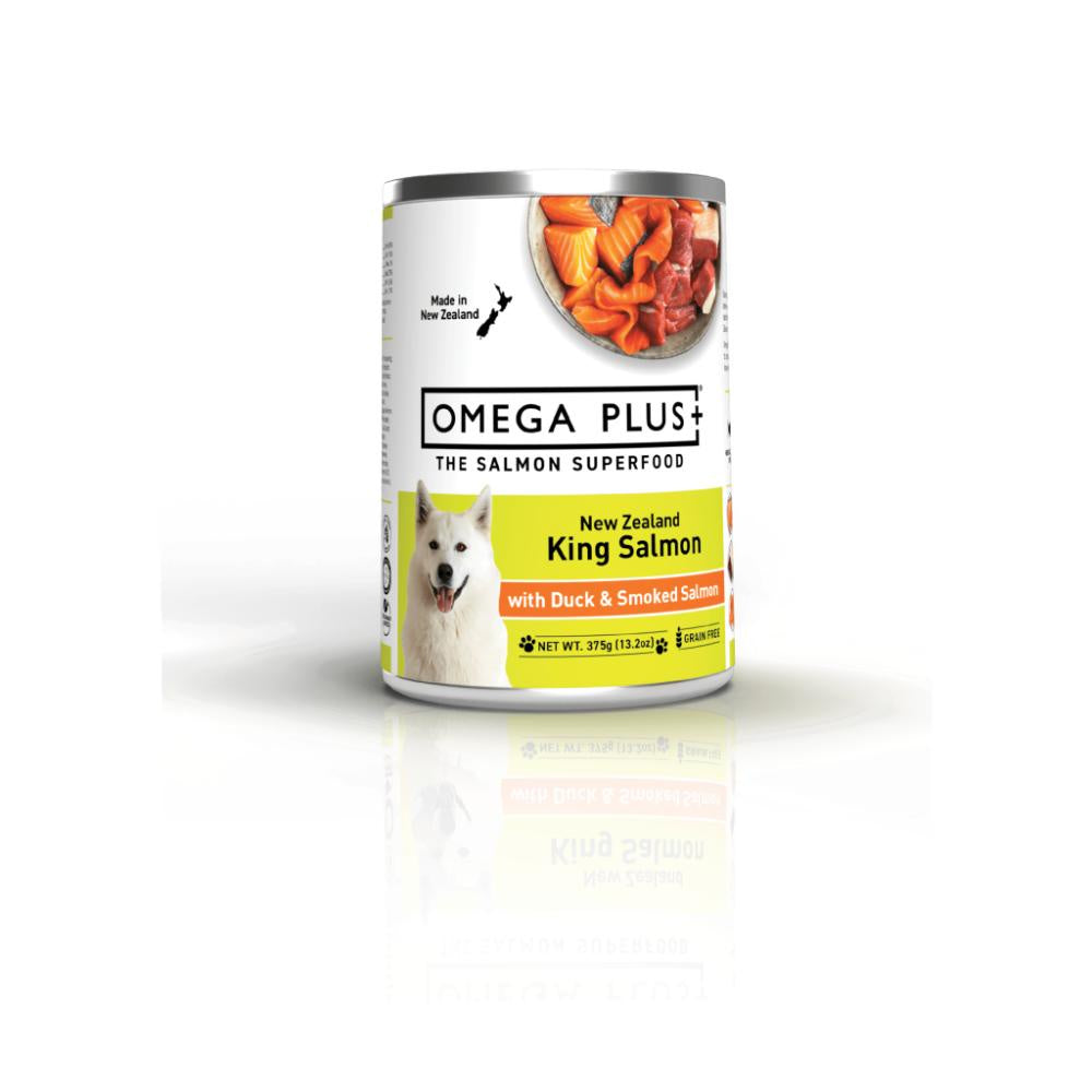 Omega Plus Canine Smoked Salmon and Duck 375g
