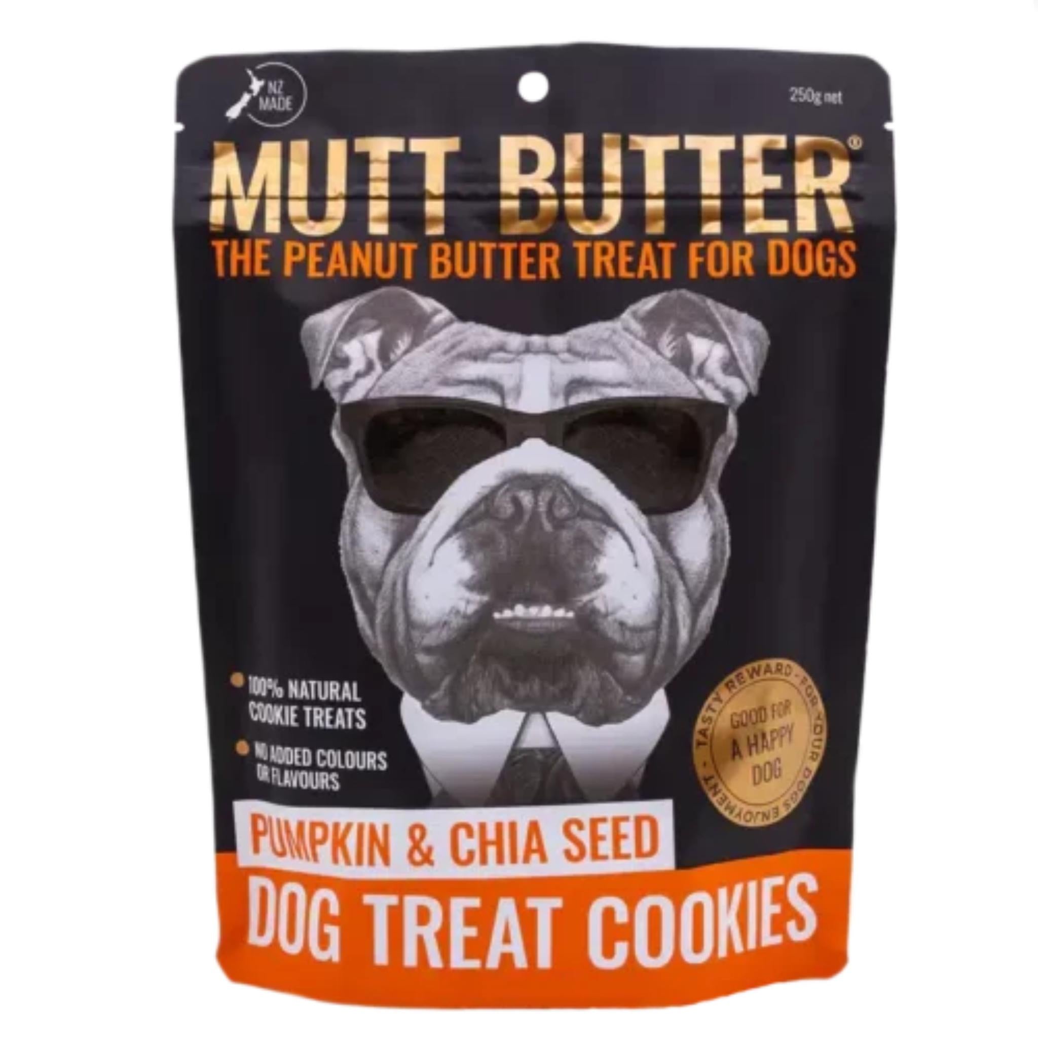 Mutt Butter Dog Cookies Pumpkin and Chia