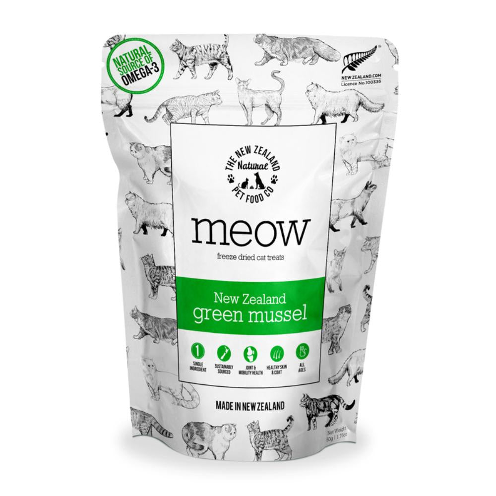Meow Green Lipped Mussel Cat Treats