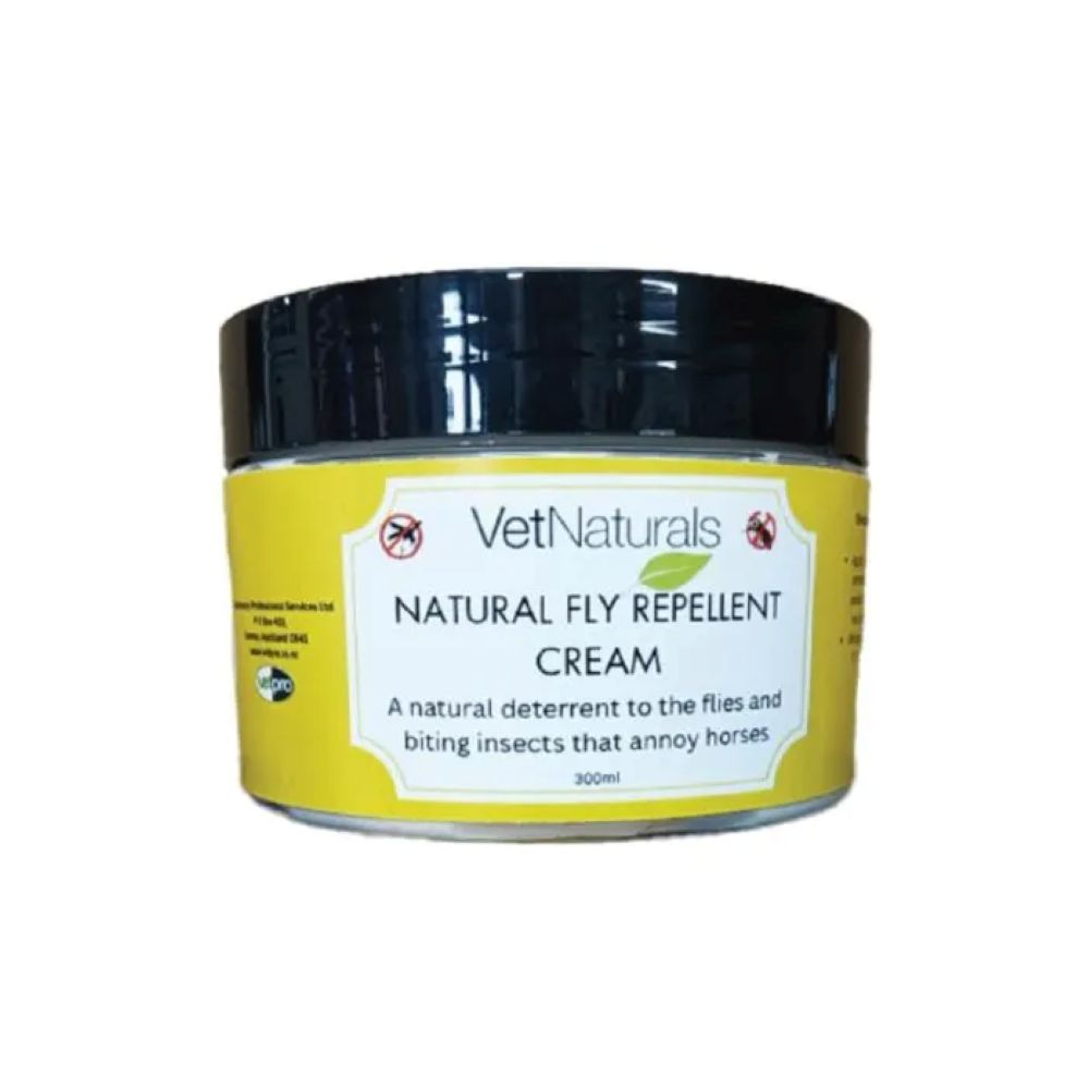 Natural Fly Repellent Cream.  A natural deterrent to the flies and biting insects that annoy horses.