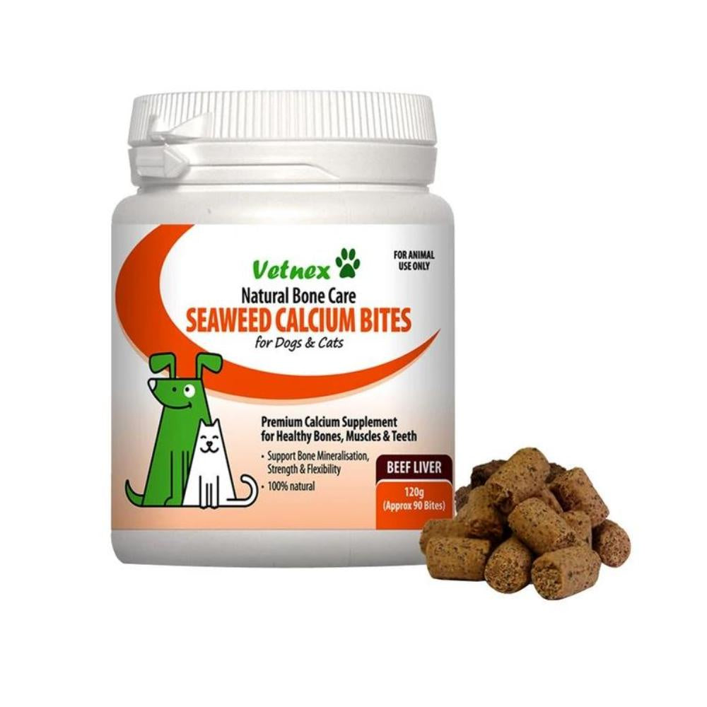 Vetnex Seaweek Calcium Bites for Dogs & Cats