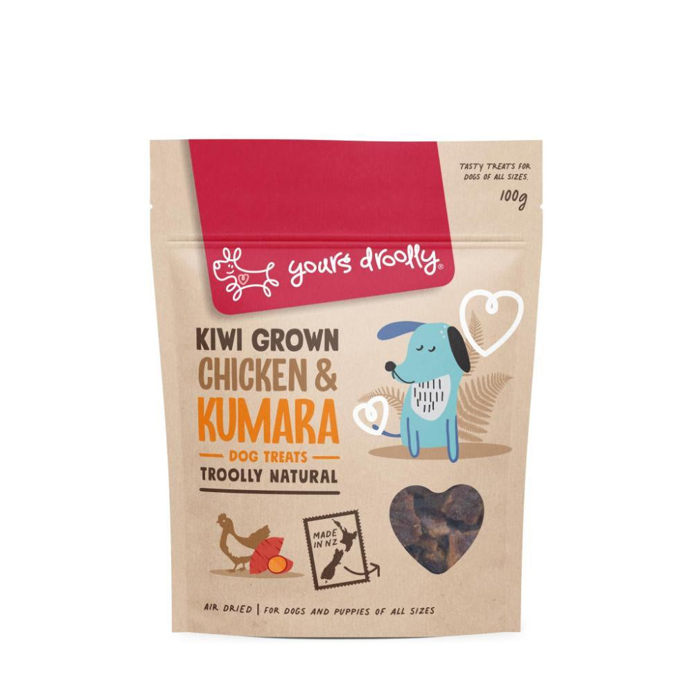 Yours Droolly Kiwi Grown Treats - Chicken & Kumara