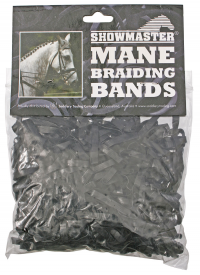 SUPER SILICONE BRAID BANDS BLACK