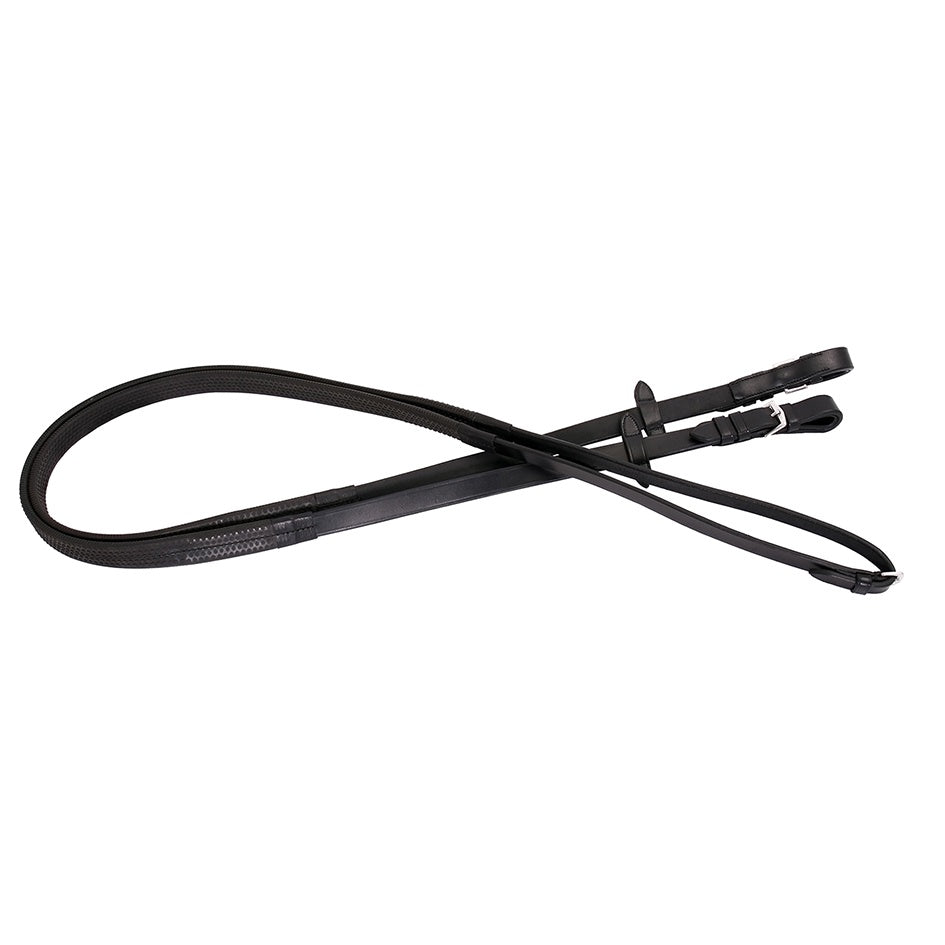 Platinum 19mm Rubber Grip Reins