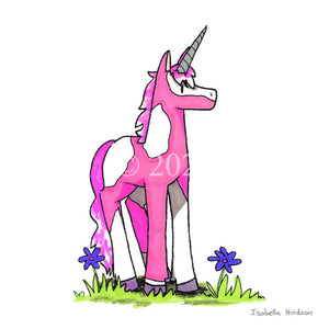 Isabella Hindson Gift Card Pink Unicorn