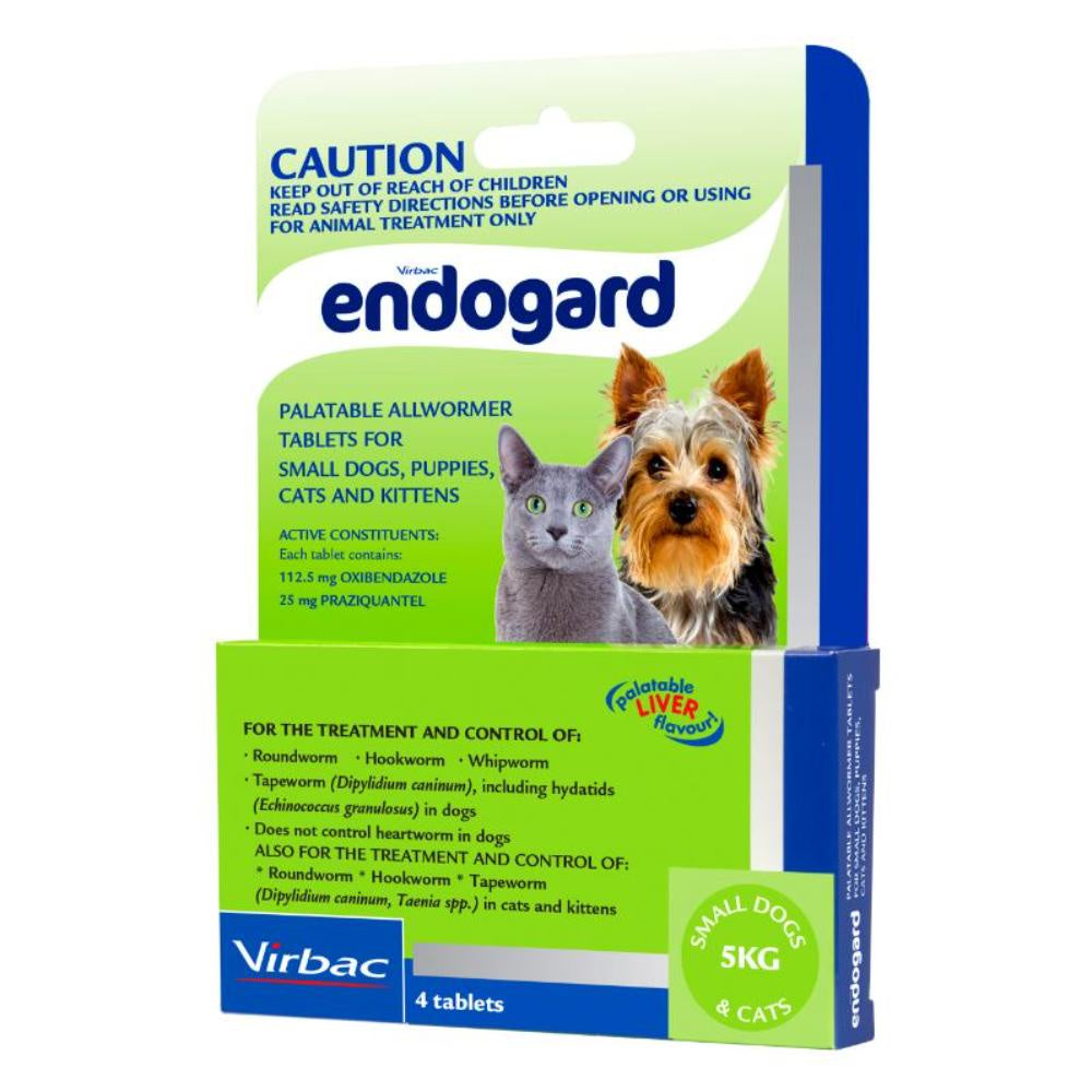 Endogard Allwormer for Cats & Dogs (Pack of 4)
